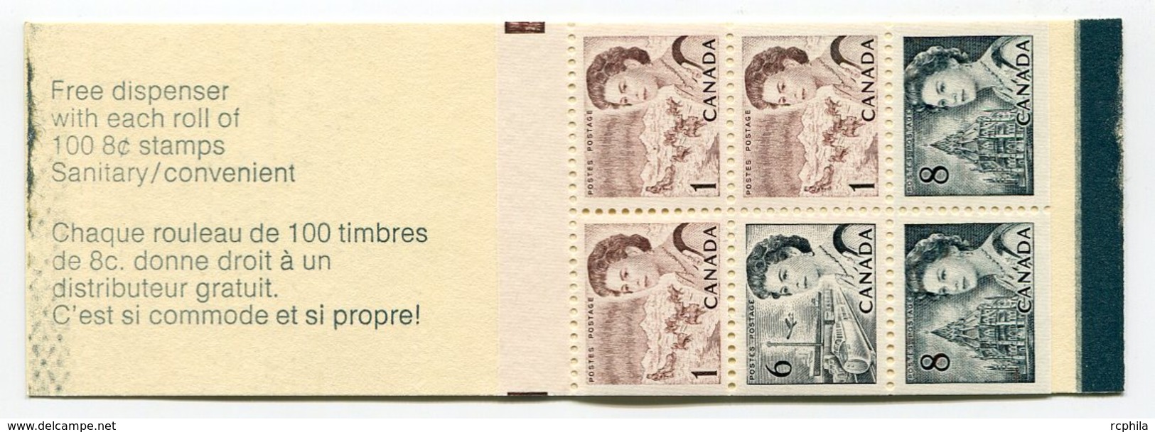 RC 15896 CANADA BK69 QUEEN ELIZABETH II CARNET COMPLET BOOKLET MNH NEUF ** - Volledige Boekjes