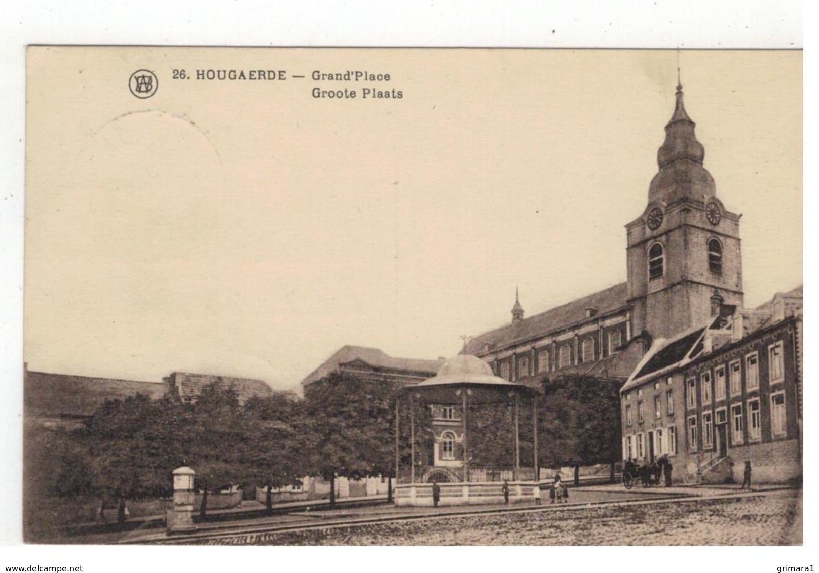 Hoegaarden 26.HOUGAERDE - Grand'Place   Groote Plaats  1929 - Högaarden