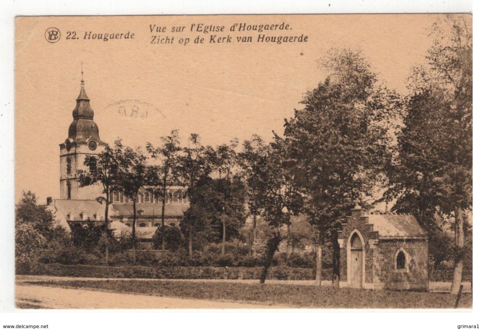 Hoegaarden 22.Hougaerde  Vue Sur L'Eglise D'Hougaerde  Zicht Op De Kerk V Hougaerde - Hoegaarden