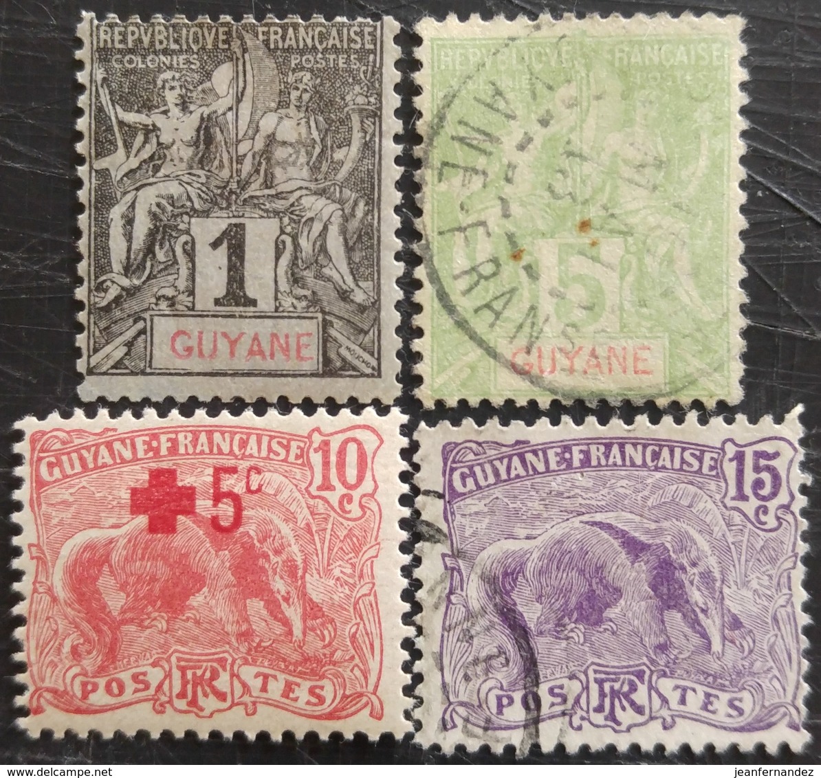 Timbres De Guyane Française Non Classés - Andere & Zonder Classificatie