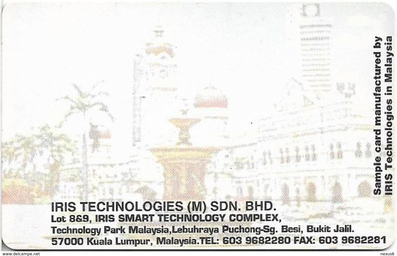 Philippines / Malaysia - IRIS - IRIS Technologies Demo, 100U, Mint (Check Photos & Descript.) - Filipinas