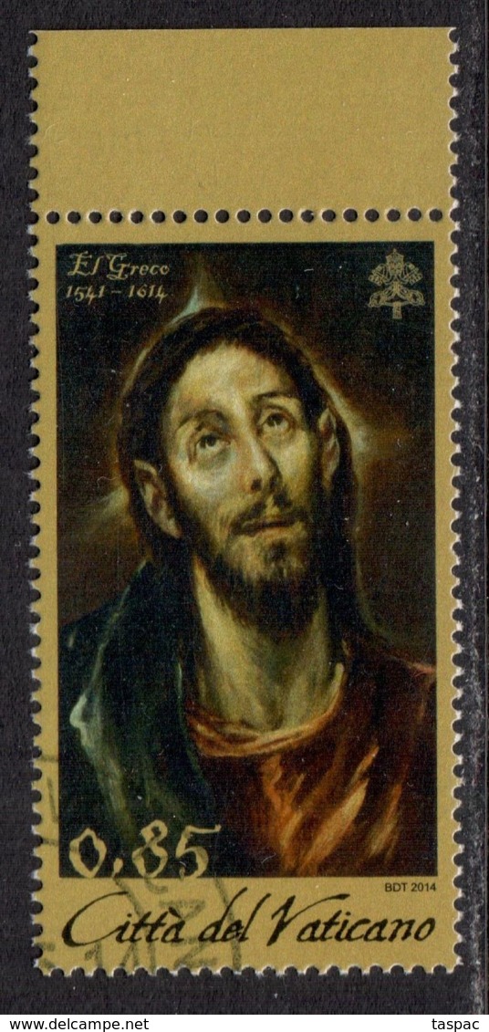 Vatican 2014 Mi# 1806 Used - 400th Anniv. Of The Death Of El Greco - Oblitérés