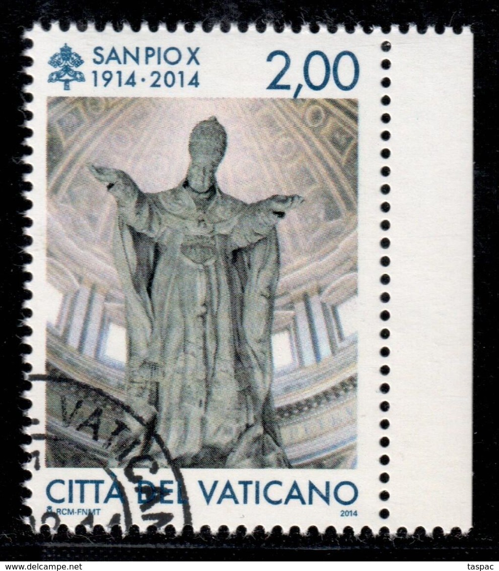 Vatican 2014 Mi# 1816 Used - Centenary Of The Death Of Saint Pius X - Oblitérés