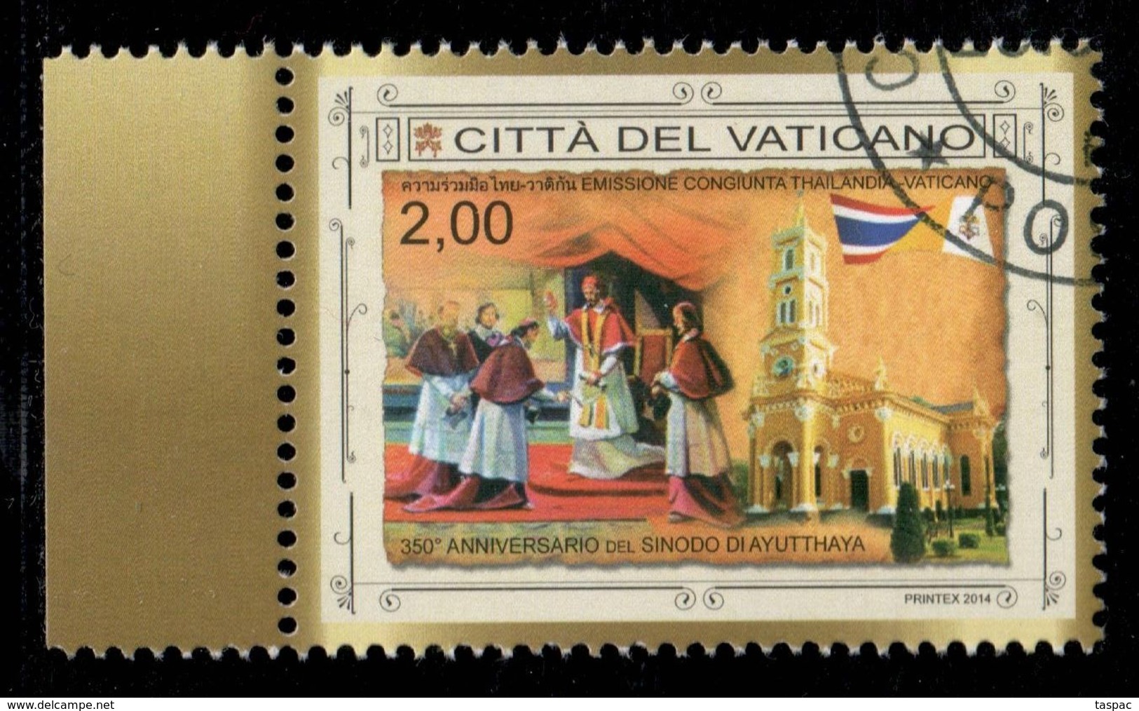 Vatican 2014 Mi# 1817 Used - 350th Anniv. Of The Synod Of Ayutthaya - Used Stamps