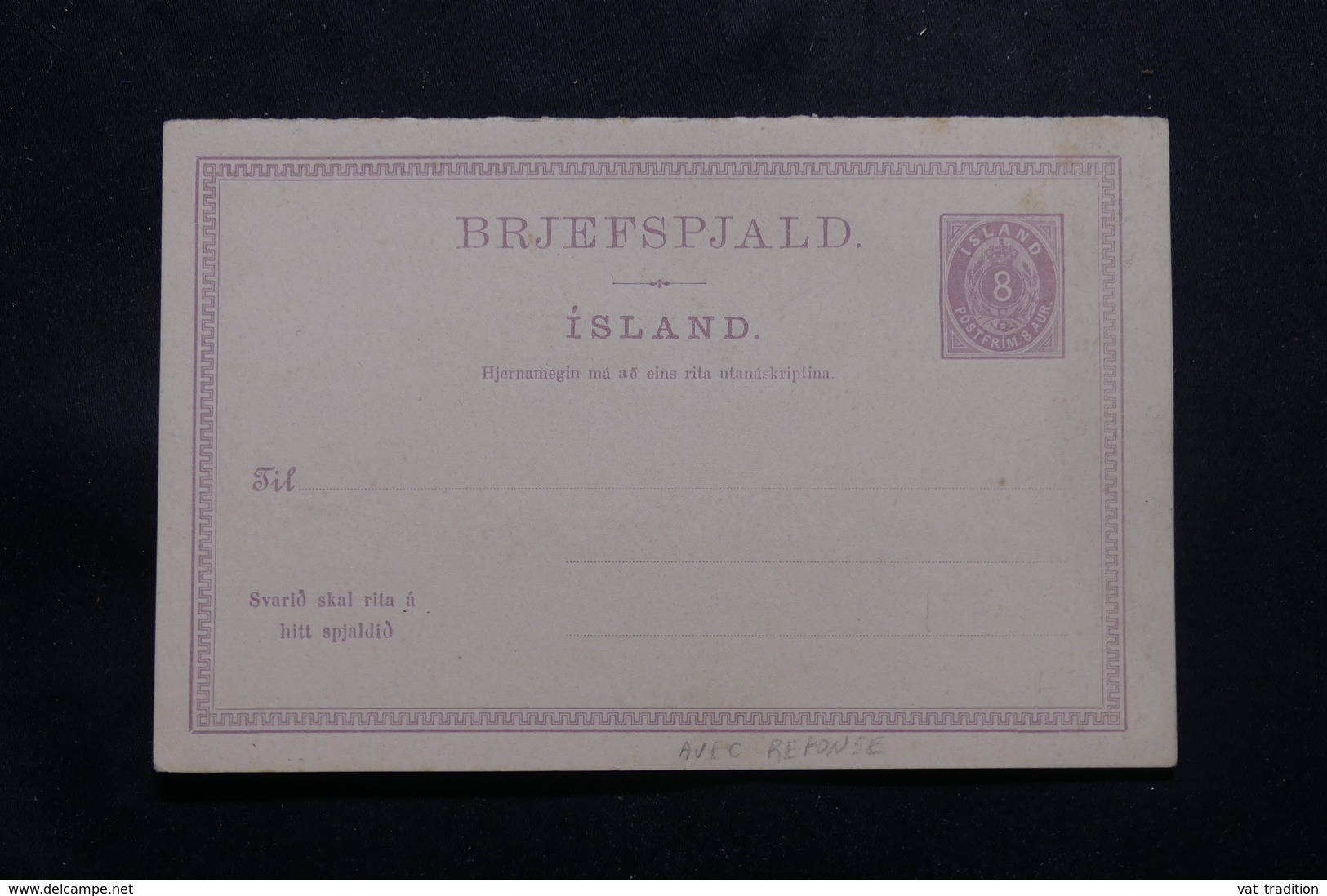 ISLANDE - Entier Postal Non Circulé - L 54758 - Ganzsachen