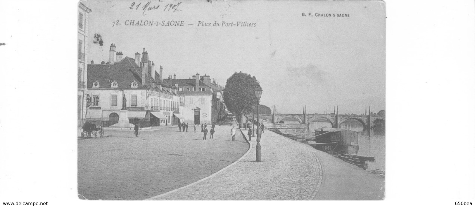 Chalon Sur Saône.Place Du Port Villiers - Chalon Sur Saone