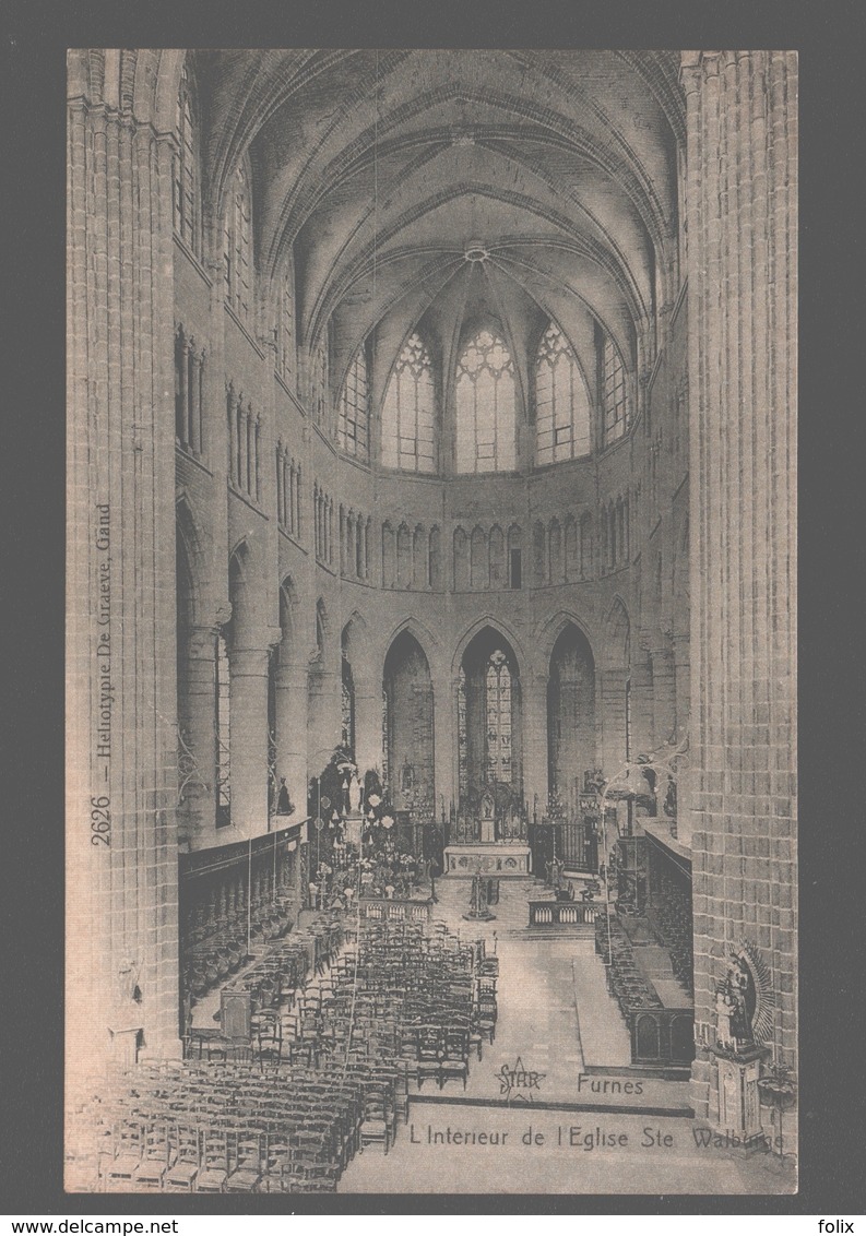 Veurne / Furnes - L'Intérieur De L'Eglise Ste. Walburge - Uitgave Star - Veurne