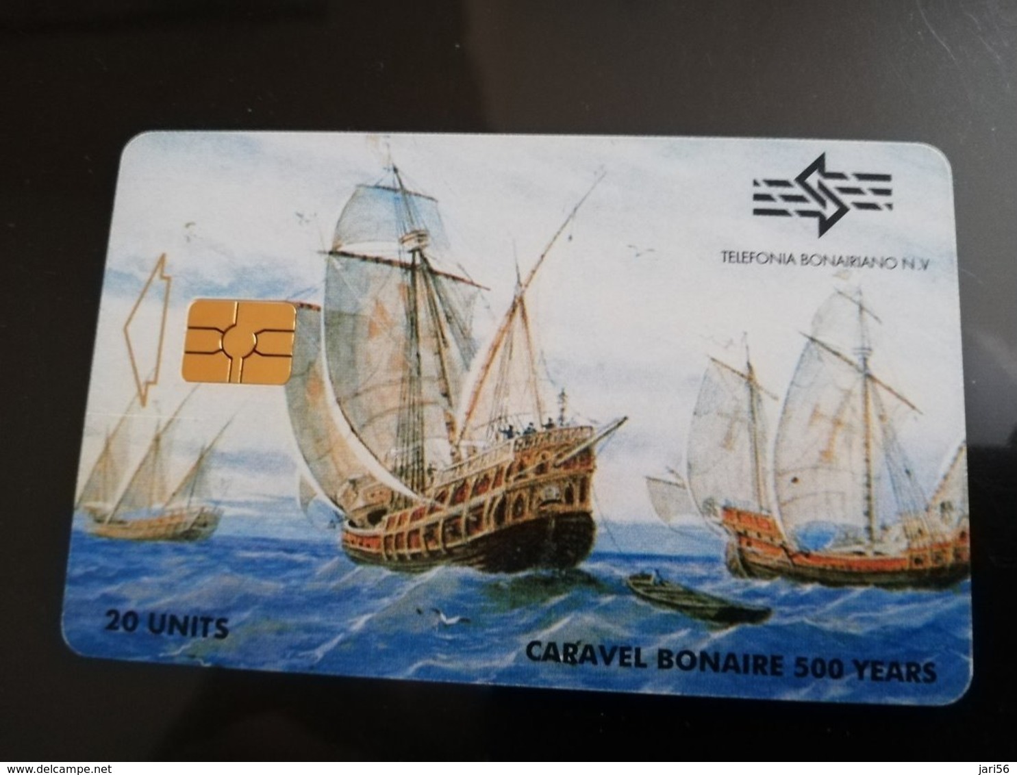 BONAIRE Naf 5,00 20 Units CARAVEL BONAIRE 500YEARS  **086 ** - Antilles (Neérlandaises)