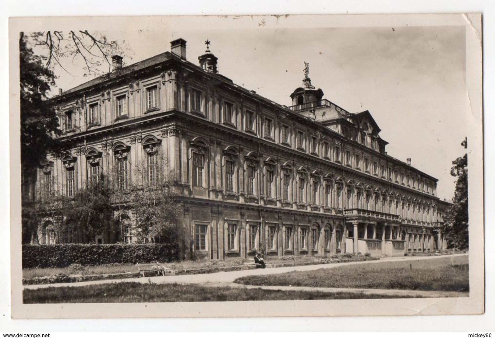 Allemagne -- RASTATT  -- 1949 -- Le Chateau  ,coté Parc ...........à Saisir - Rastatt