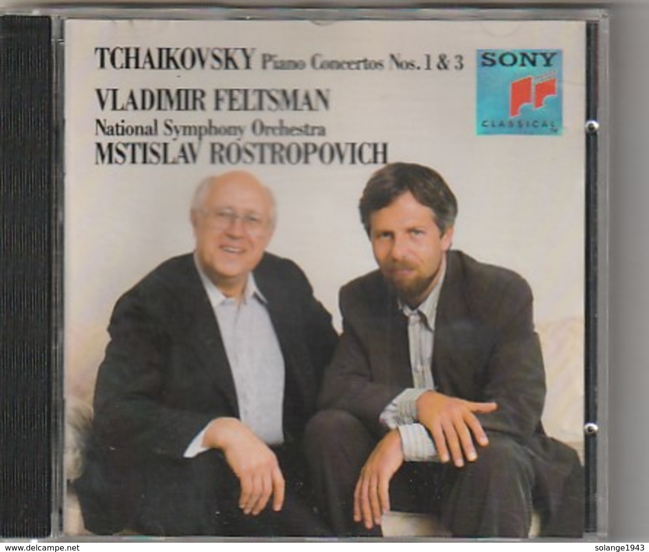 TCHAIKOVSKY  Piano Vladimir Feltsman Mistislav Rostropovich    .l Très Très Bon état L. - Classique