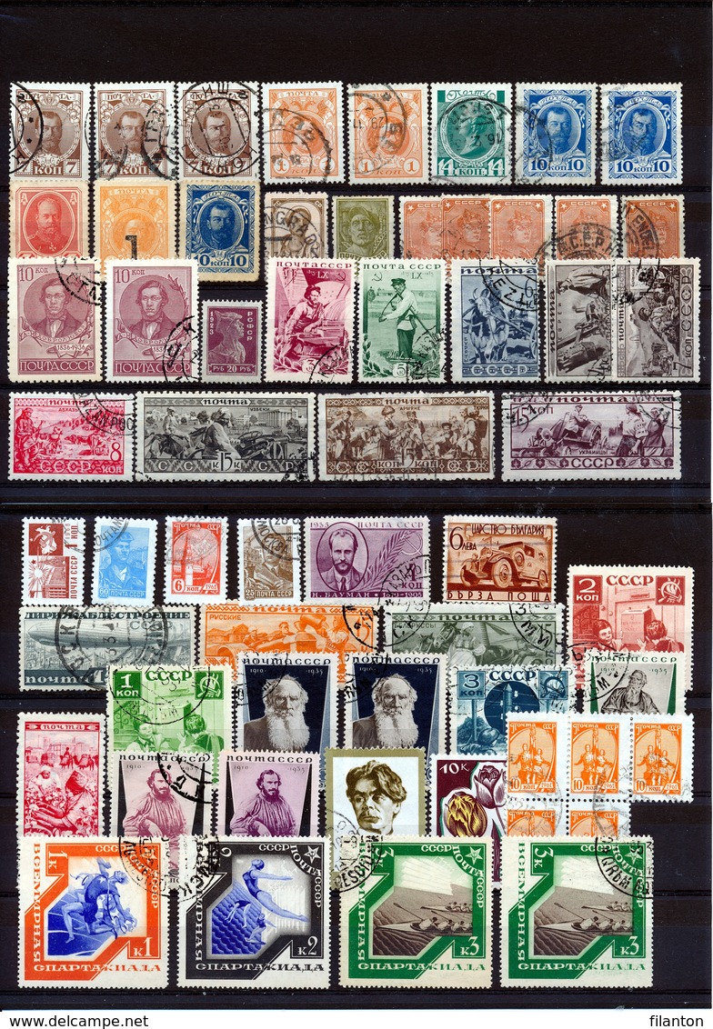USSR - RUSSIA + TUVA - Selectie Nr 34 - MNH**/MH*/o - Colecciones