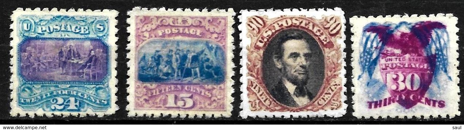 102 -  USA - 1869 - FORGERIES, FALSES, FALSCHEN, FAKES, FALSOS - Collezioni (senza Album)