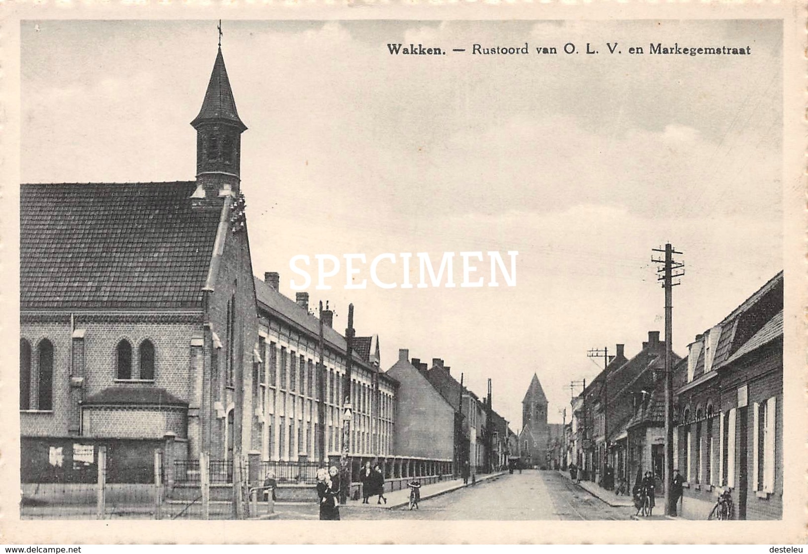 Rustoord Van O.L.V. En Markegemstraat  - Wakken - Dentergem