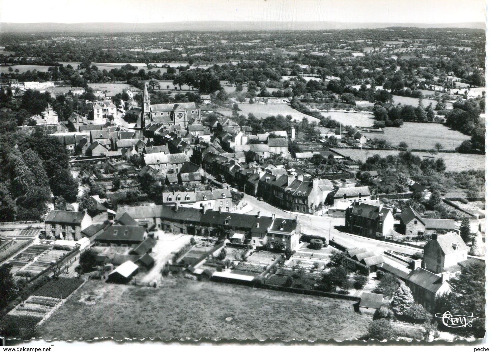 N°4781 -cpsm Landivy -vue Générale- - Landivy