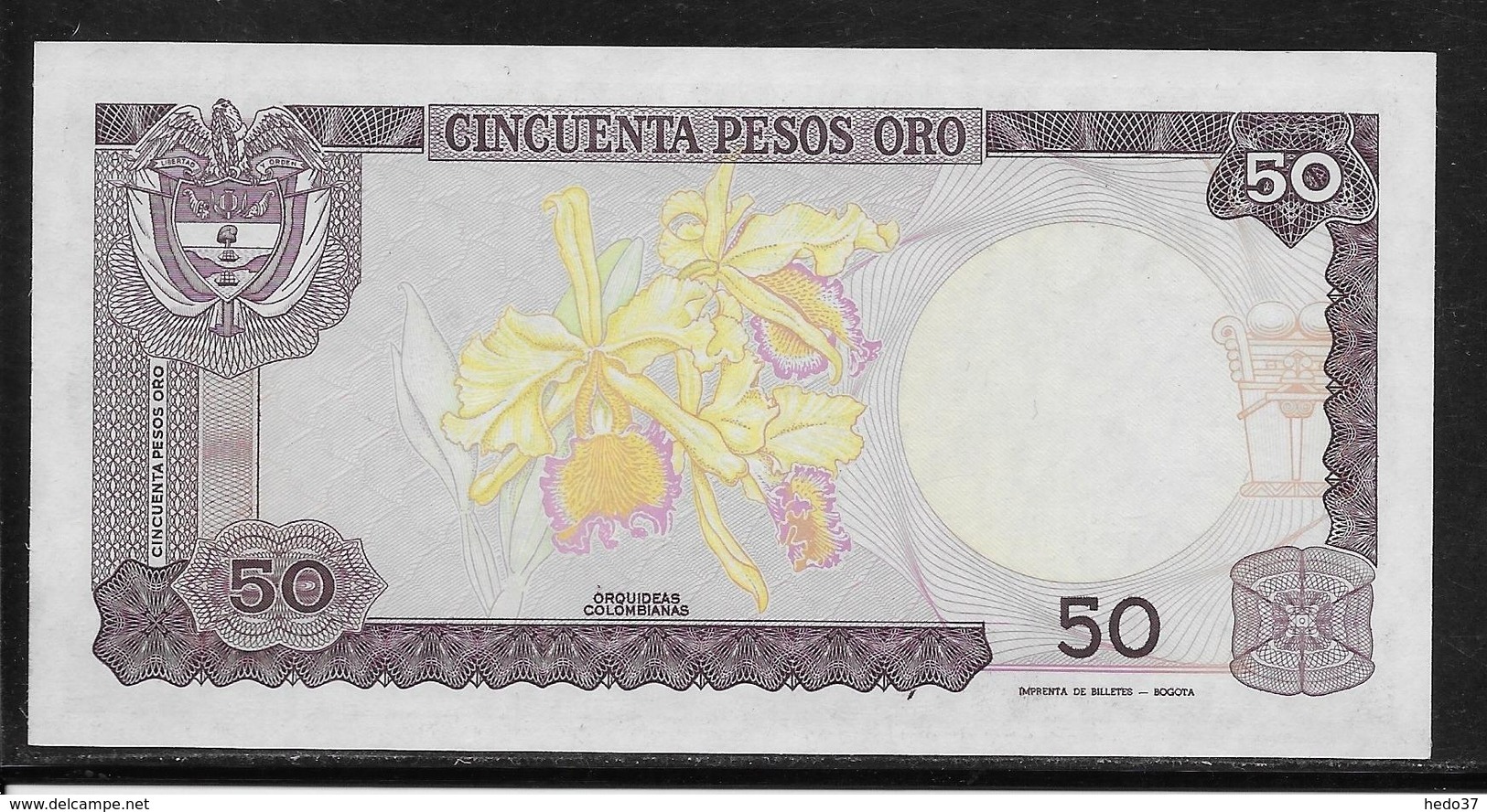 Colombie - 50 Pesos - Pick N°425b - NEUF - Colombie