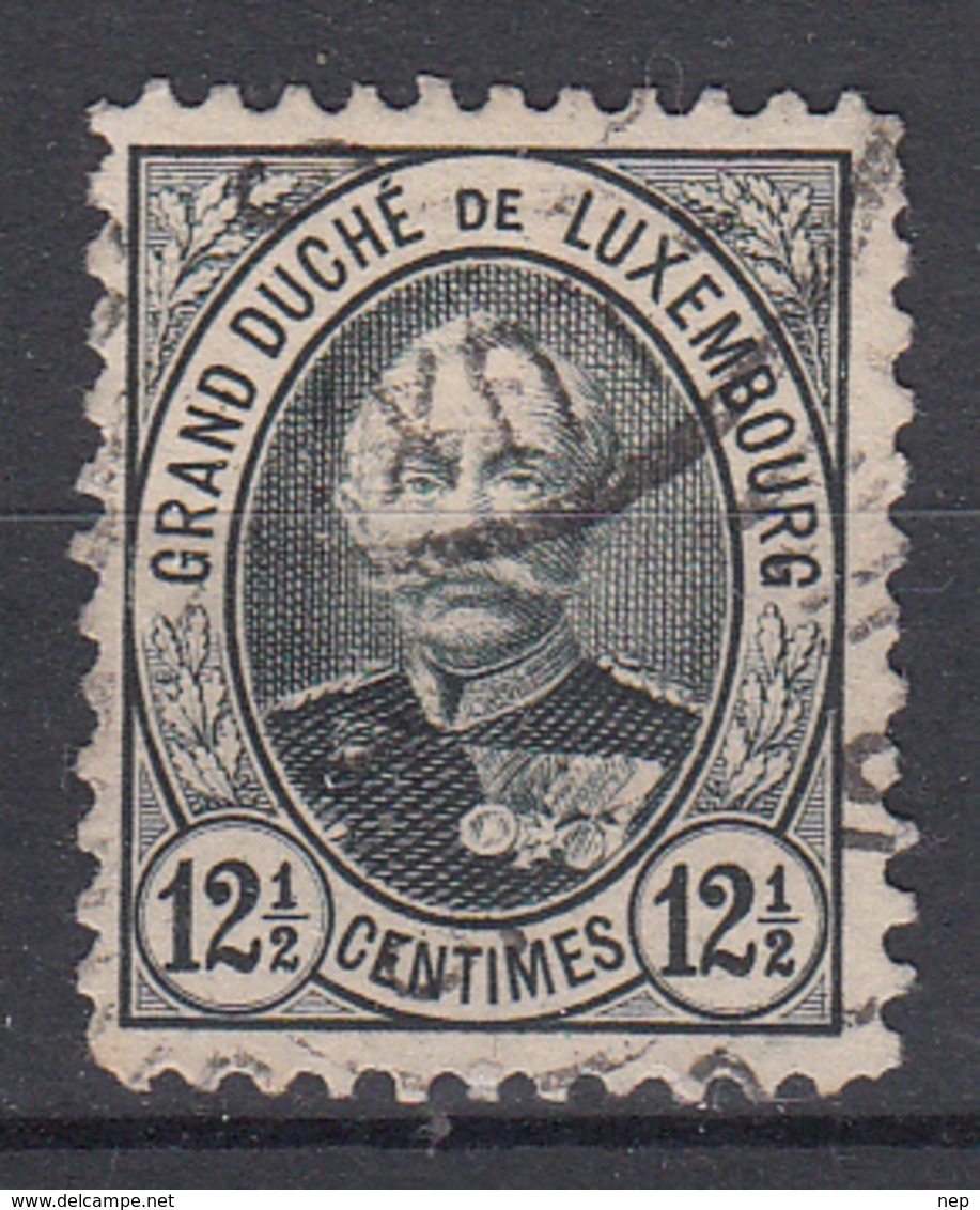 LUXEMBURG - Michel - 1891 - Nr 58 D - Gest/Obl/Us - 1891 Adolphe De Face