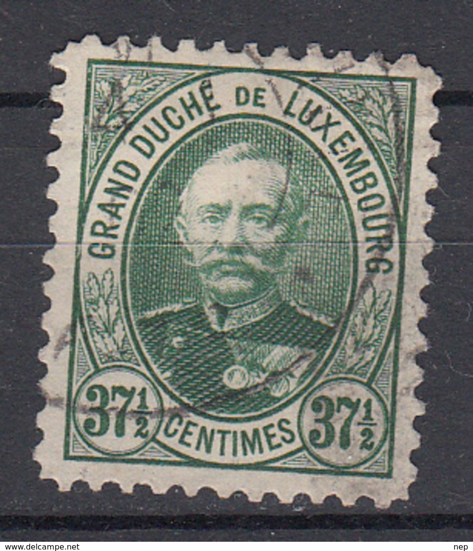 LUXEMBURG - Michel - 1891 - Nr 62 D - Gest/Obl/Us - 1891 Adolphe Front Side