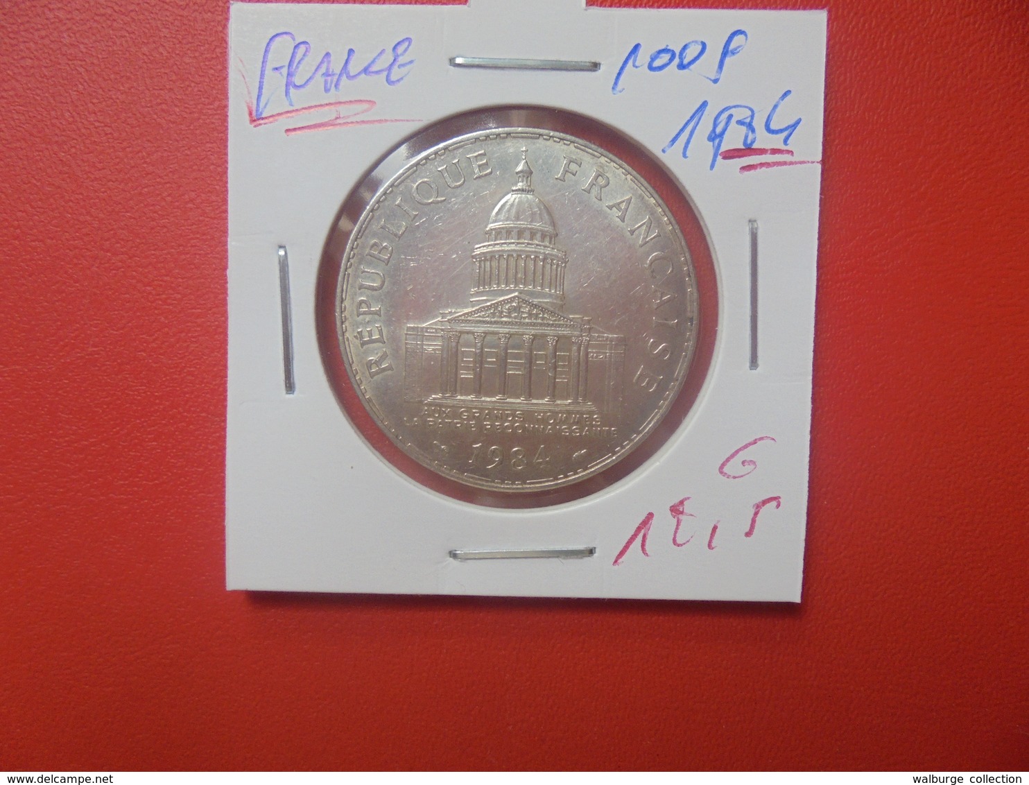 FRANCE 100 FRANCS 1984 ARGENT (A.3) - N. 100 Francs