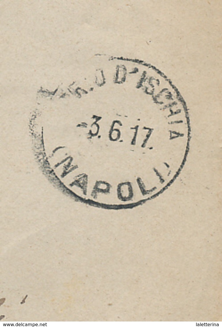 1878/1974 ISOLA D'ISCHIA FORIO D'ISCHIA LOTTO DI 7 LETTERE CON ANNULLI DIFFERENTI