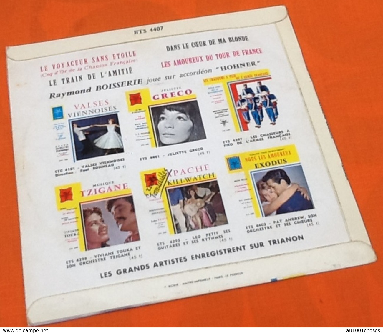 Vinyle 45 Tours  Raymond Boisserie Le Voyageur Sans étoile (1961) - Altri - Francese