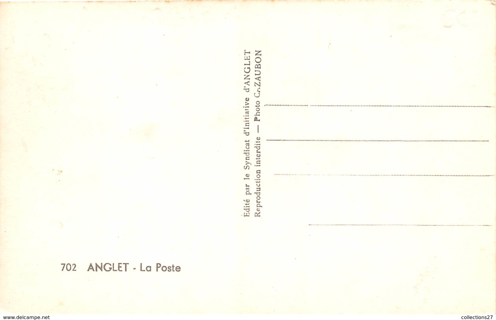 64-ANGLET- LA POSTE - Anglet