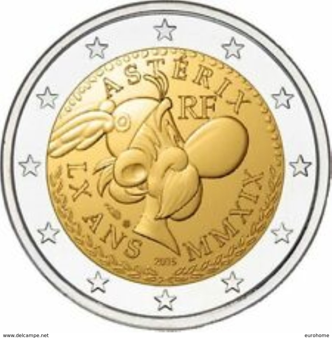 Frankrijk  2019    2 Euro Commemo  Asterix  UNC Uit De Coincard - UNC Du Coincard  !! - Frankrijk