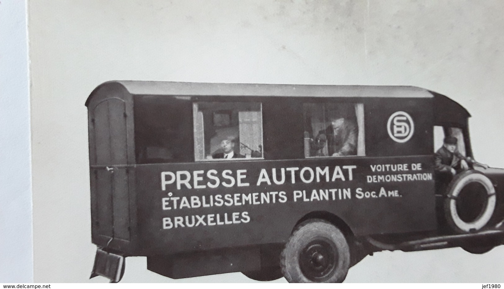 PRESSE AUTOMAT ETABLISSEMENTS PLANTIN BRUXELLES BRUSSEL AUTOMOBILE - Marchands