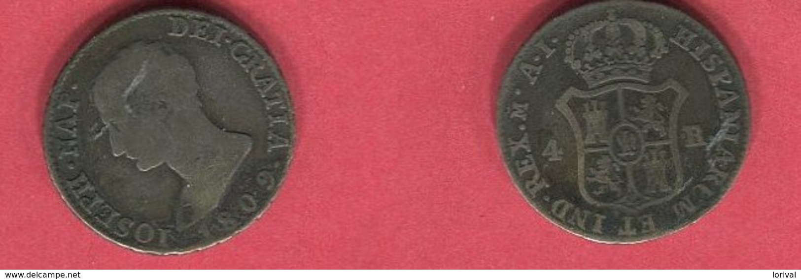 4 REALES 1809 (c 91.1) TB 75 - Sammlungen