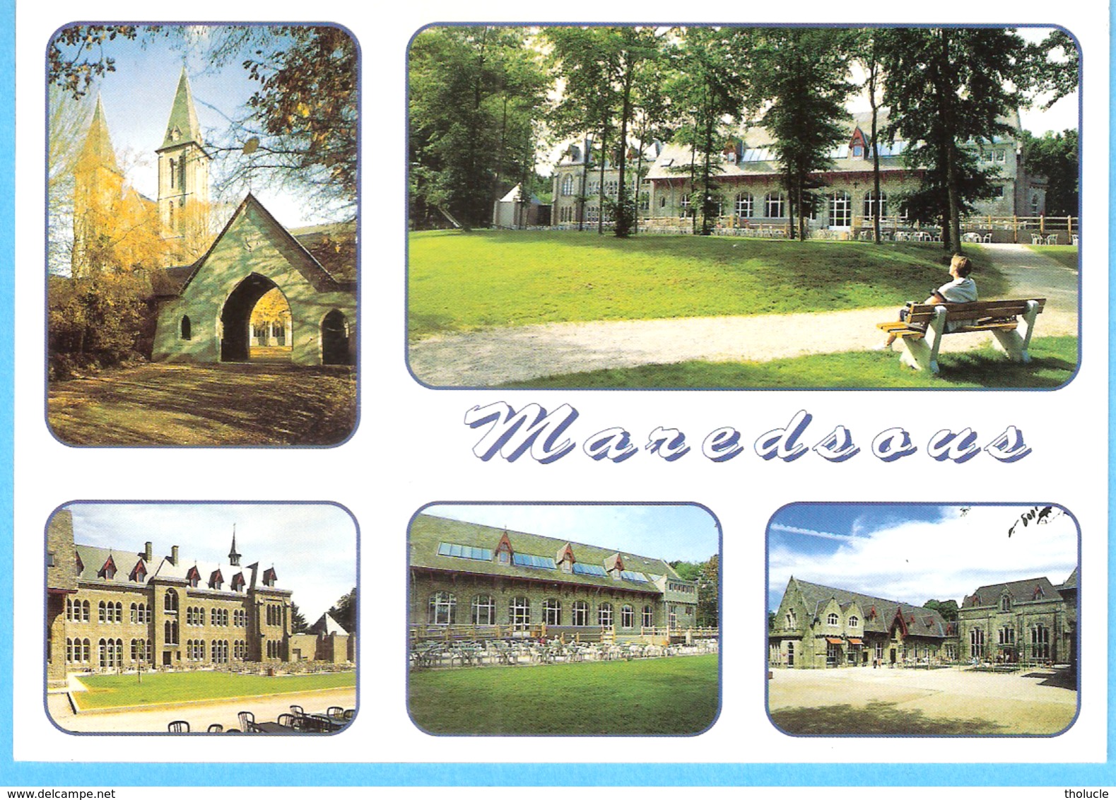 Abbaye De Maredsous-(Anhée-Namur-Belgique)-Centre D'accueil St.Joseph-Timbre Sabena COB 2753-1998-Rare - Anhée