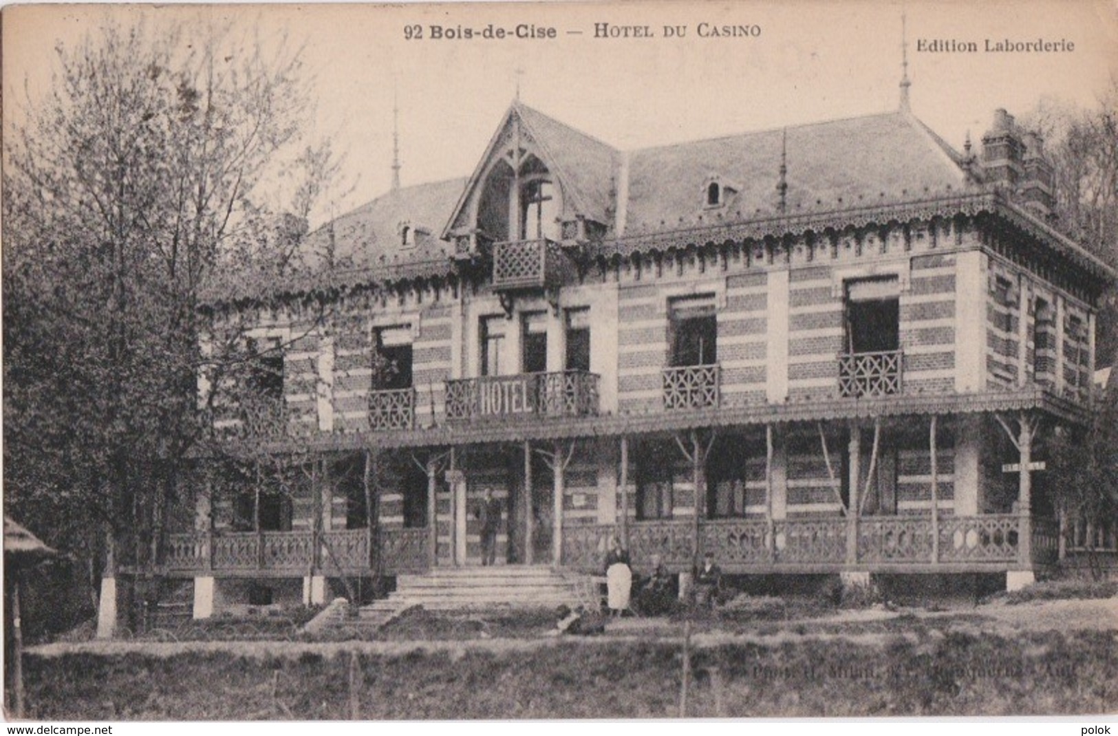 Bx - Cpa BOIS De CISE - Hôtel Du Casino - Bois-de-Cise