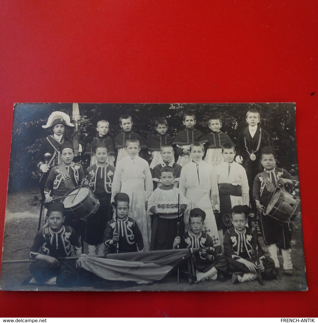 CARTE PHOTO ELANCOURT PETITS ZOUAVES - Elancourt