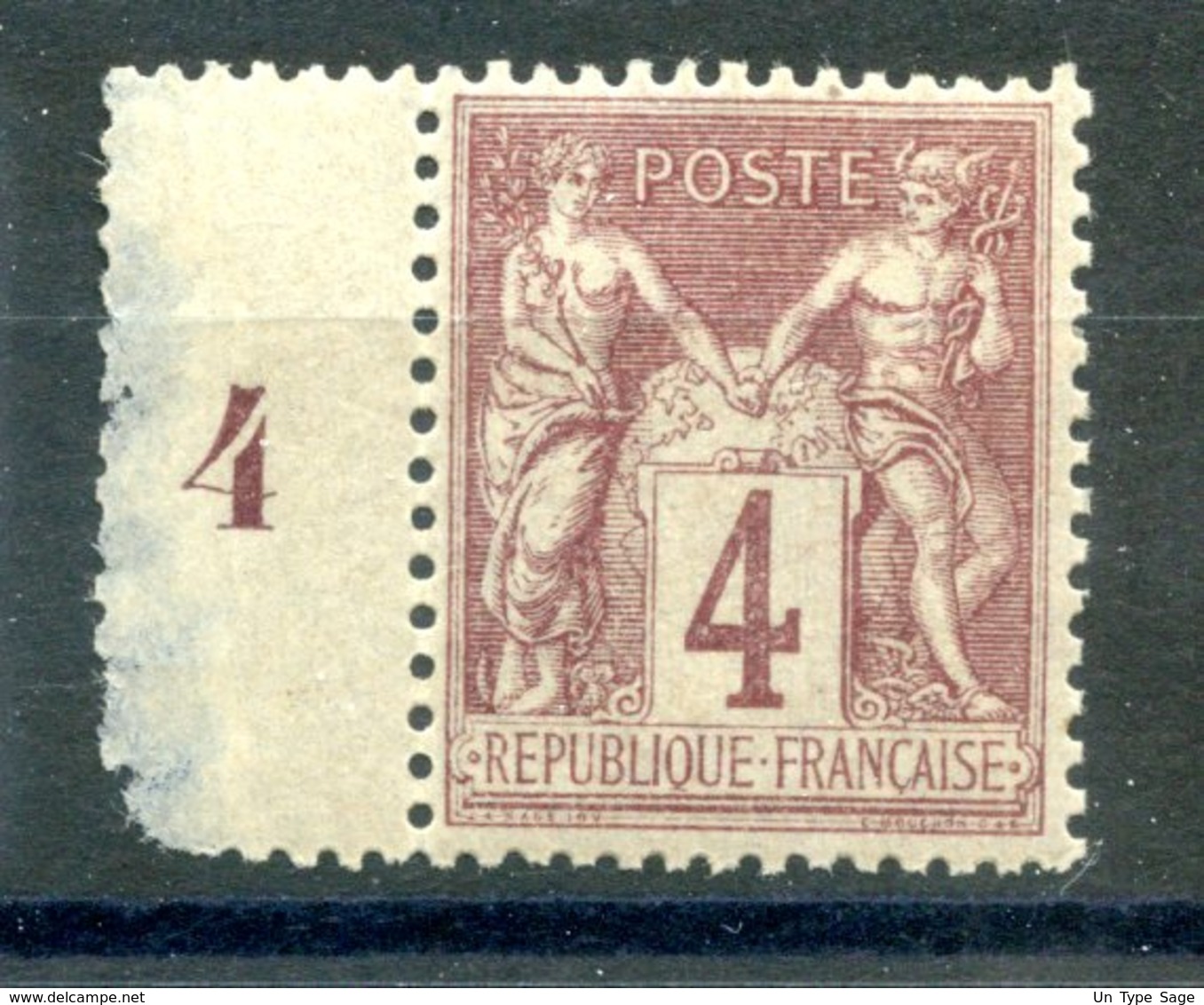 France N°85 Type Sage - Millésime 4 - (F542) - 1876-1898 Sage (Type II)