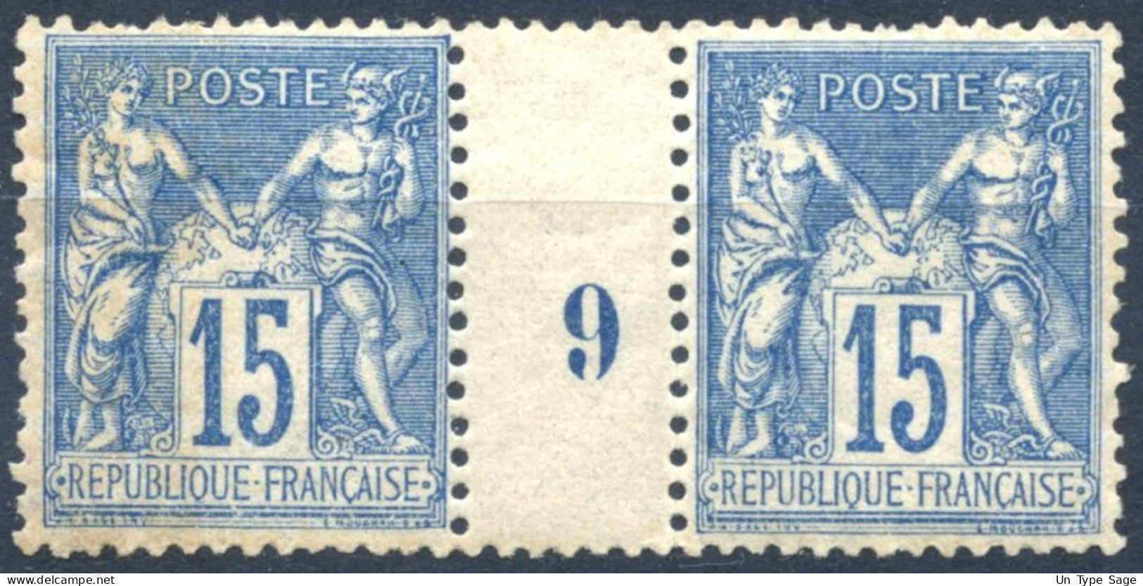 France N°101 Type Sage - Millésime 9 - (F578) - Millésimes