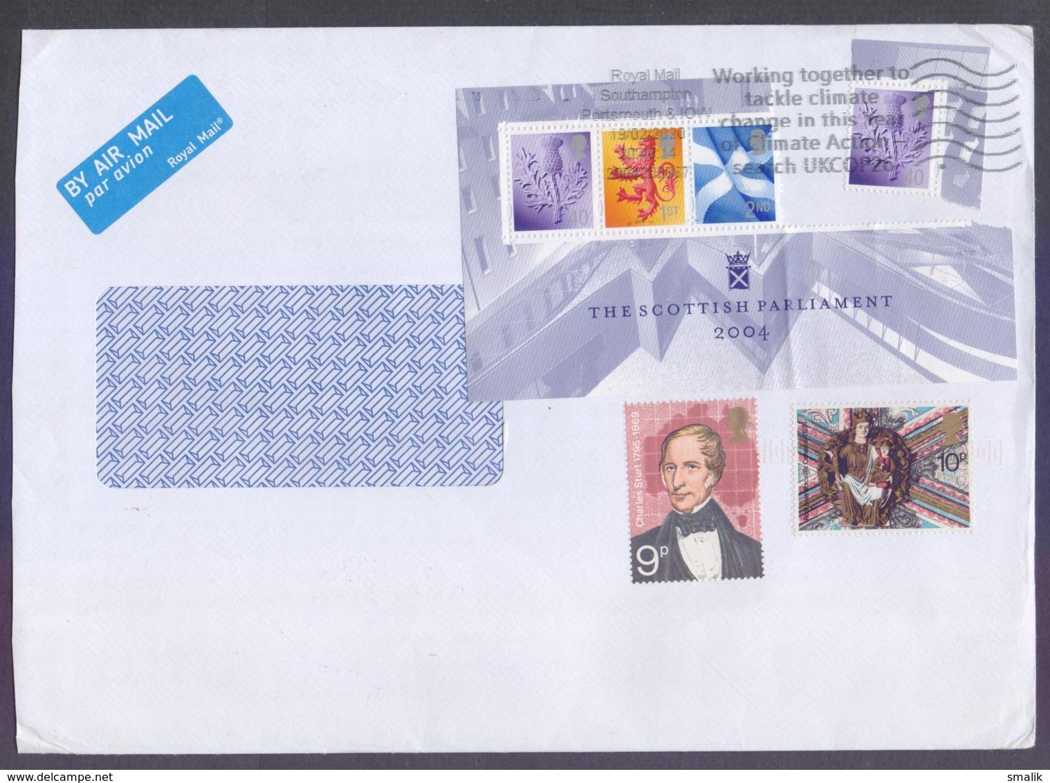 Great Britain UK GB, Postal History Big Cover, Used 19.2.2020 With Slogan Postmark - Cartas & Documentos