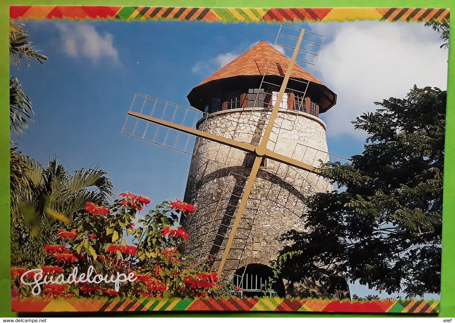 STE SAINTE ANNE, Guadeloupe, Moulin à Vent, à Canne à Sucre, Section Chateaubrun, 18 E Siècle,Windmill Windmuhle  TB - Mulini A Vento