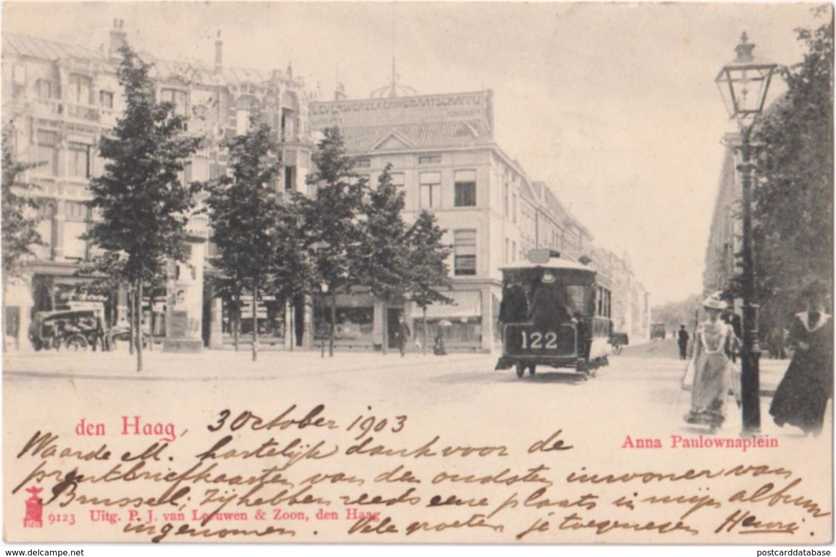 Den Haag - Anna Paulownaplein - & Tram - Den Haag ('s-Gravenhage)