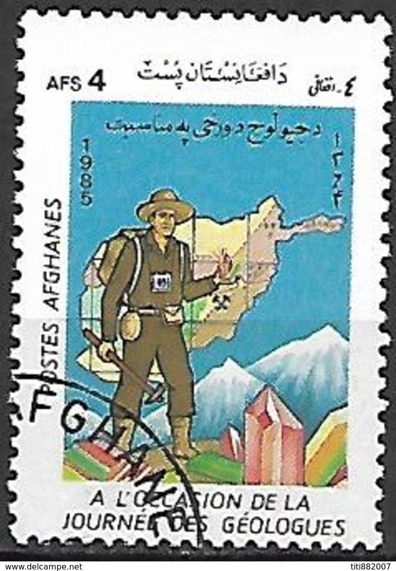 AFGHANISTAN    -   1985  .   Journée Des Géologues. - Afghanistan