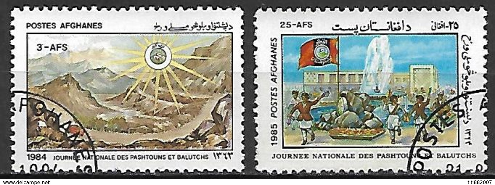 AFGHANISTAN    -   1984 / 85   .  Journées Des Pashtouns Et Balutchs. - Afghanistan