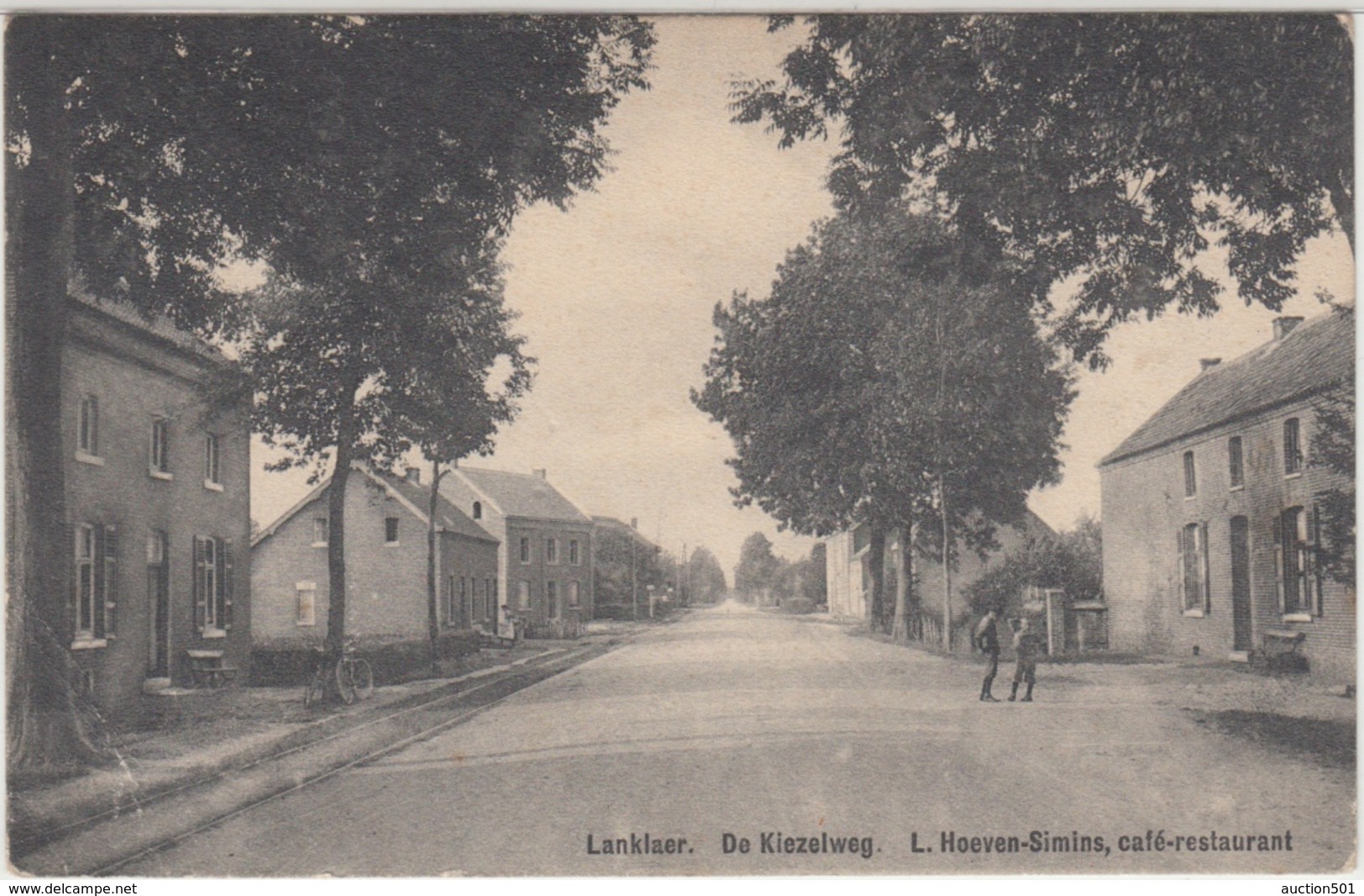 28843g  ENTREE DU VILLAGE - DE KLEZELWEG - Lanklaer -1910 - Autres & Non Classés