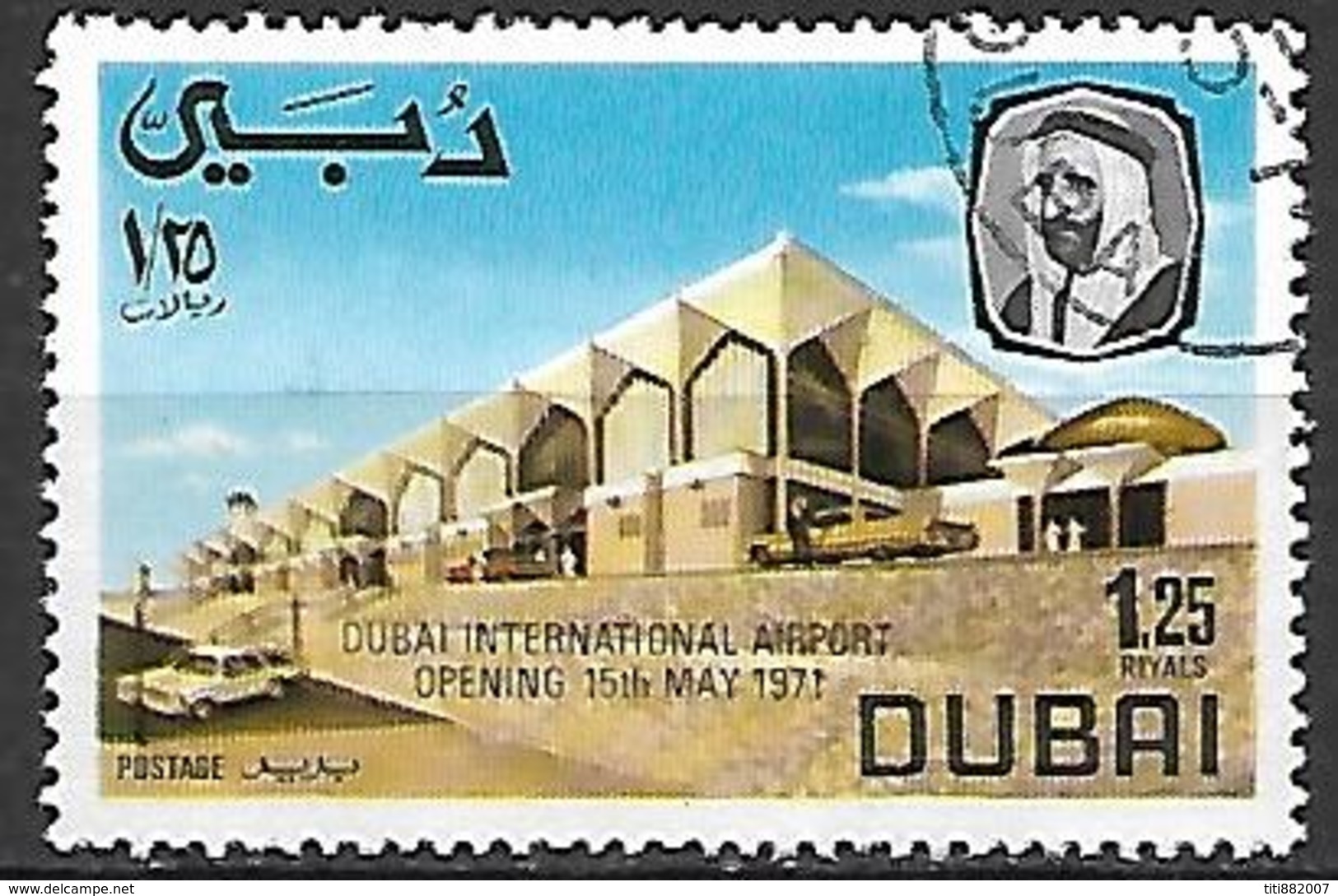 DUBAI   -   1971 .  Aéroport International. - Dubai