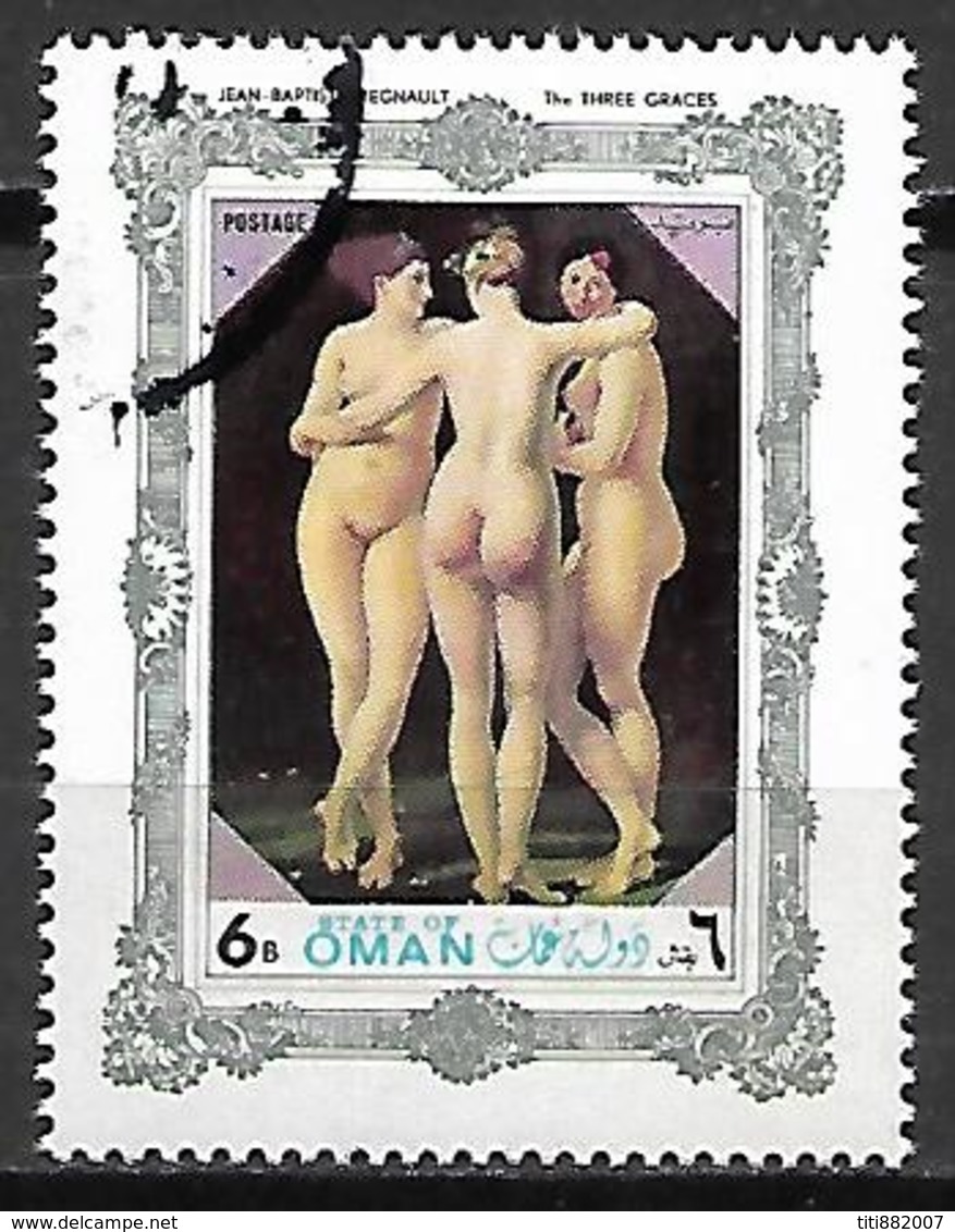 OMAN    -   PEINTURE   -  Les Trois Graces. - Oman