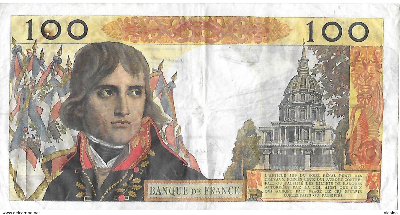 BILLET DE 100 N F 1- 2 -1962,,,, BONAPARTE,,,,, - 100 NF 1959-1964 ''Bonaparte''