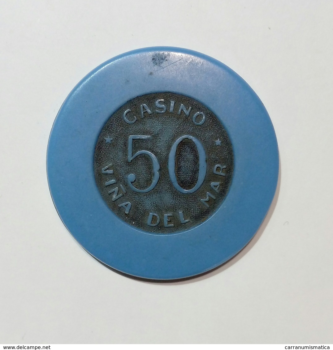 CILE / CHILE - Casinò VINA Del MAR - CHIP / FICHE / TOKEN Da 50 - Casino