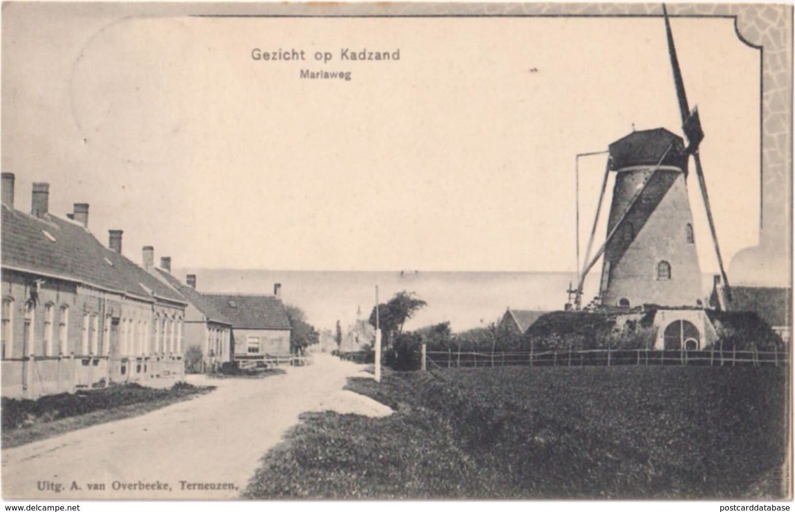 Gezicht Op Kadzand - Mariaweg - & Windmill - Cadzand