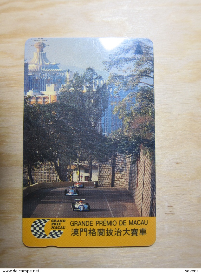 GPT Phonecard,4MACB Grand Prix Formula 1 Macau, Set Of 1,used, Issued In 1990 - Macao