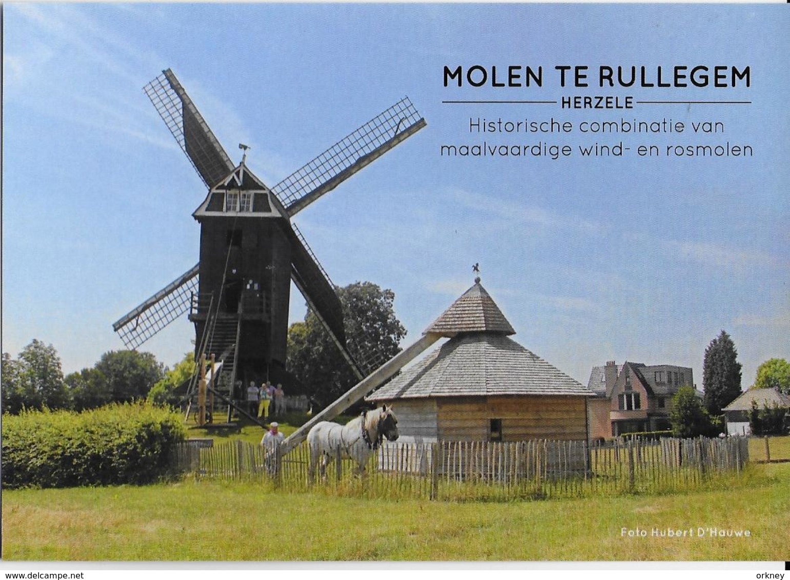 4 Molen Te Rullegem Historische Combinatie Van Maalvaardige Wind En Rosmolen - Herzele