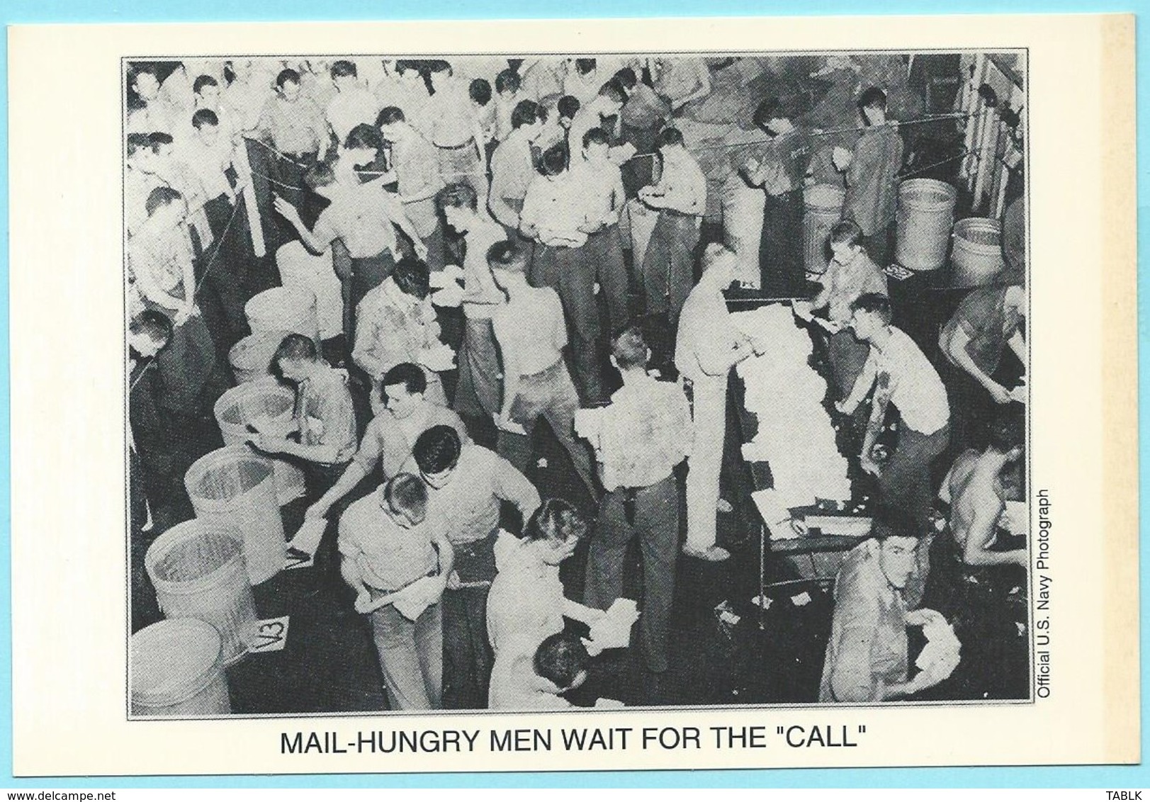 1071 - USA - NATIONAL POSTAL MUSEUM - MAIL HUNGRY MEN WAIT FOE THE "CALL" - Poste & Facteurs