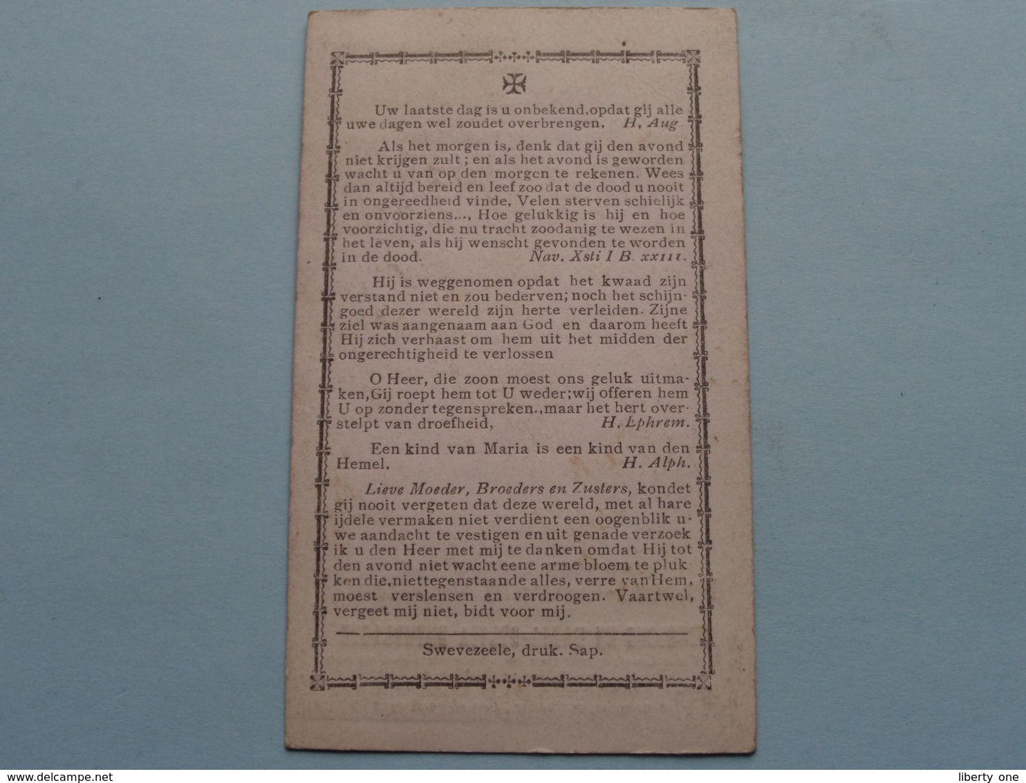 DP > Pascal-Oswald VERSTEELE ( Zoon Van Duynslager ) Oostcamp 12 Dec 1902 - Staden 18 Juni 1918 ( Zie Foto's ) ! - Obituary Notices