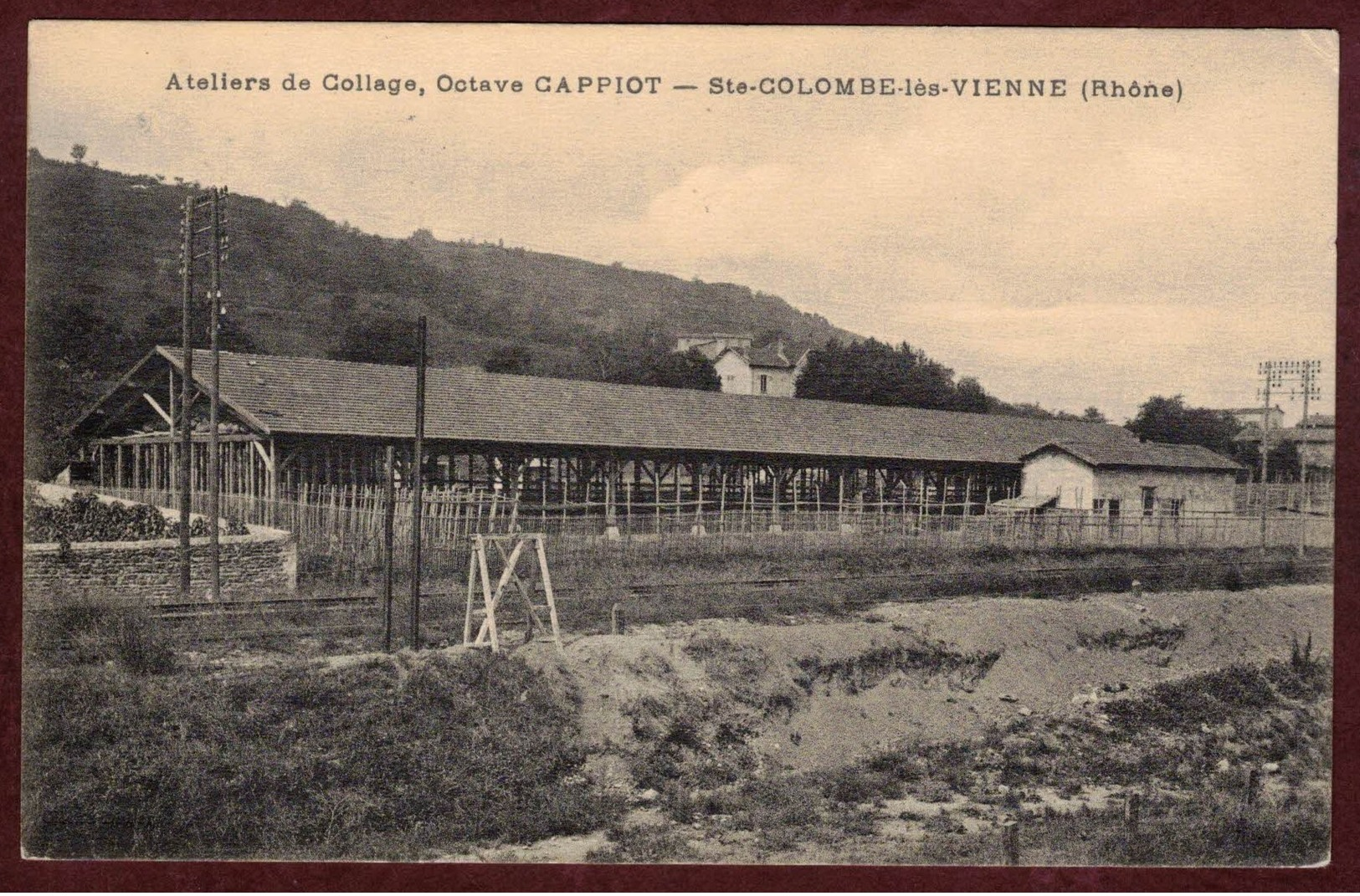 Sainte-Colombe Ateliers De Collage Octave CAPPIOT * Rhône 69560 * Sainte Colombe Lès Vienne Canton De Mornant - Autres & Non Classés