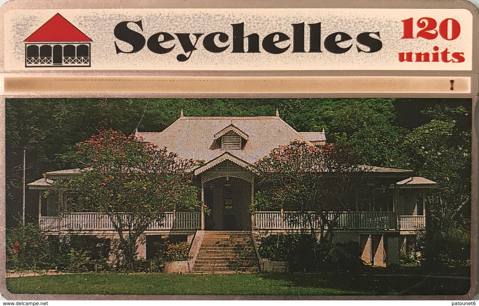 SEYCHELLES - Phonecard  -  Landis § Gyr  -  Vieille Case Créole  -  120 Units - Sychelles